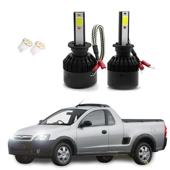 Imagem de Kit de Lâmpadas Led Tech One 8000k Azulado Farol Alto Montana 2004 2005 2006 2007 2008 2009 2010 2011 2012 2013