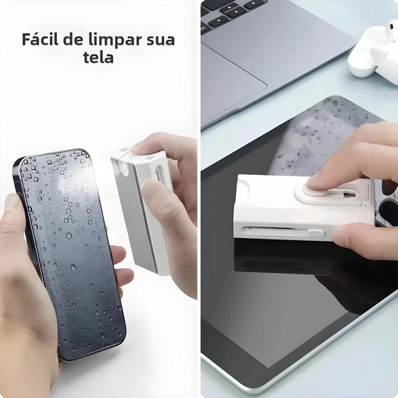 Imagem de Kit De Limpeza 8 Em 1 Para Teclado, Fone De Ouvido, AirPods, Computador, Tablet, Laptop, Tela De TV