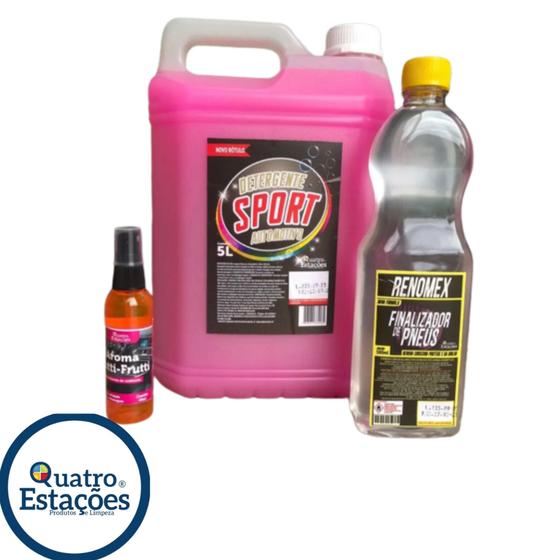 Kit de Limpeza automotiva pesado com Shapoo, de 5 Litros Menor preço em Kit de Limpeza automotiva pesado com Shapoo, de 5 Litros