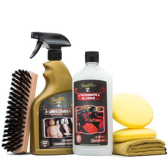 Kit de limpeza e hidratação de couro Cadillac (6 unidades) Menor preço em Kit de limpeza e hidratação de couro Cadillac (6 unidades)