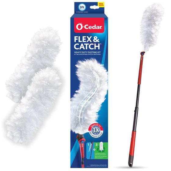 Imagem de Kit de Limpeza O-Cedar Flex & Catch com 3 Recargas Descartáveis