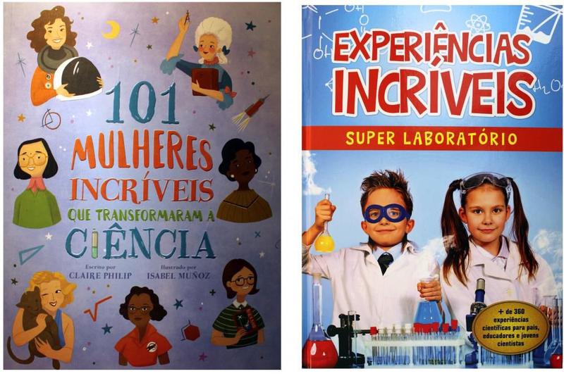 Imagem de Kit de livros 101 Mulheres Incríveis que Transformaram a Ciência + Experiências Incríveis – indicação: 4 a 10 anos -  