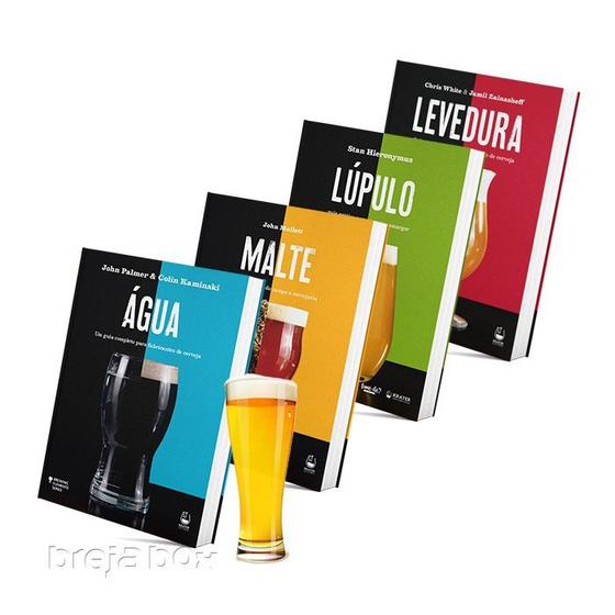Imagem de Kit de Livros Brewing Elements: Água + Malte + Lúpulo + Levedura