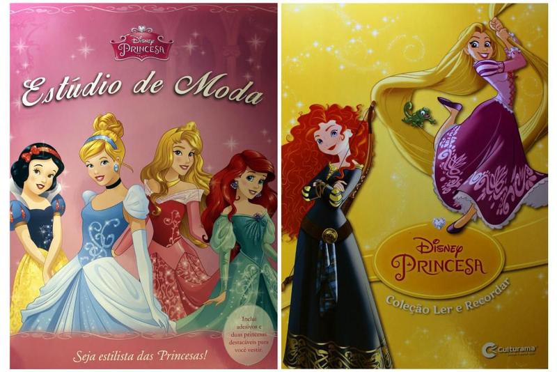 Imagem de Kit de livros infntis: disney princesas estudio de moda + ler e recordar disney princesas - Crianças 3+ Anos