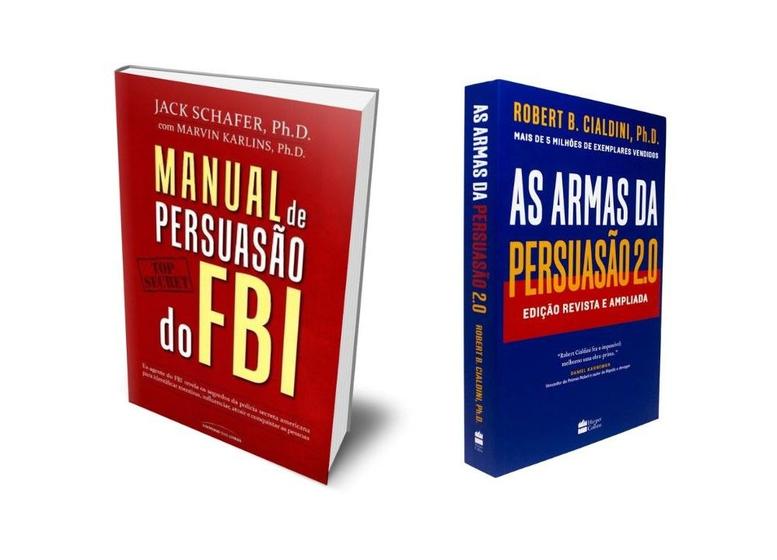 Kit de Livros Manual de Persuasão do FBI e As Armas da Persuasão 2.0 Edição Revista e Ampliada Psicologia e Linguagem Corporal Capa Comum - Universo dos Livros & Harper Collins Imagem de Kit de Livros Manual de Persuasão do FBI e As Armas da Persuasão 2.0 Edição Revista e Ampliada Psicologia e Linguagem Corporal Capa Comum
