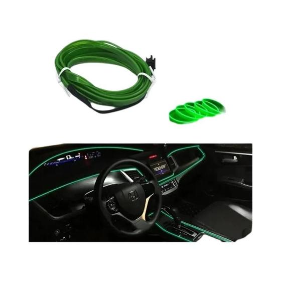 Imagem de Kit de Luzes de LED RGB para Carro - Tiras Flexíveis com USB - Iluminação Interna para Festas