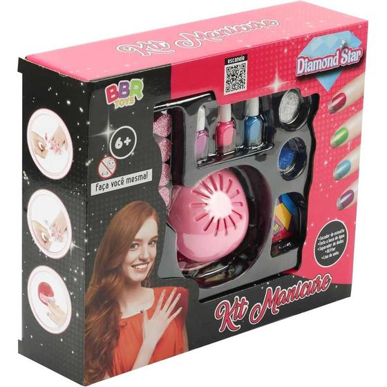 Imagem de Kit de Manicure com 8 Peças BBR Toys