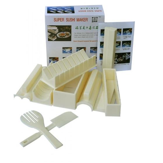 Imagem de Kit de máquina para fazer sushi Wokex 10 peças Sushi Kitchen