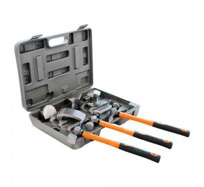 Kit de martelo e tasso bremen c/7pcs em aco c/maleta Menor preço em Kit de martelo e tasso bremen c/7pcs em aco c/maleta