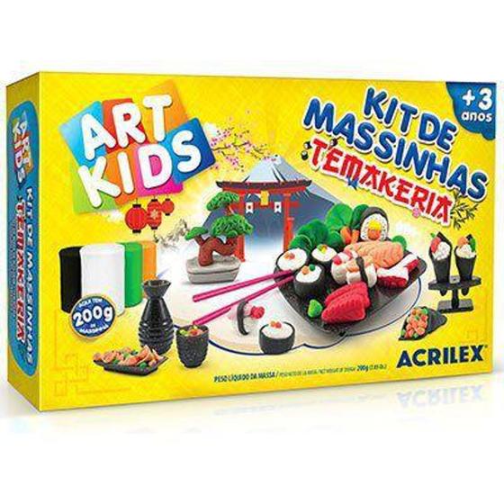 Imagem de Kit de Massinha Acrilex Temakeria Art Kids