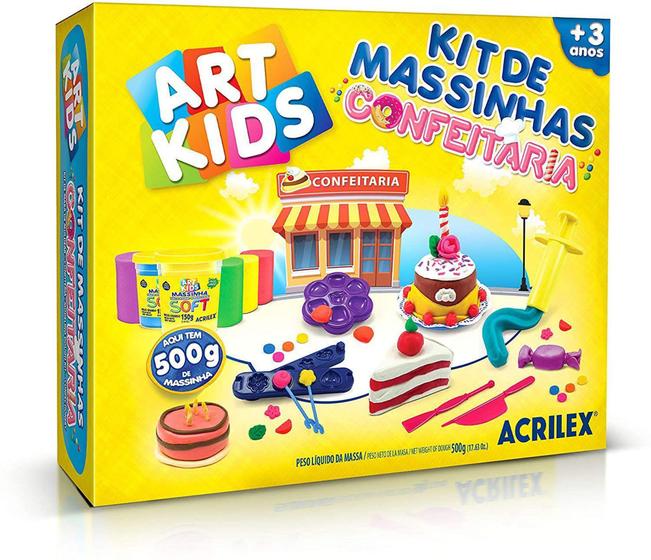 Imagem de Kit De Massinhas Art Kids Confeitaria 500g Acrilex