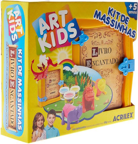 Imagem de Kit de Massinhas Art Kids Livro Encantado R.40027 Acrilex