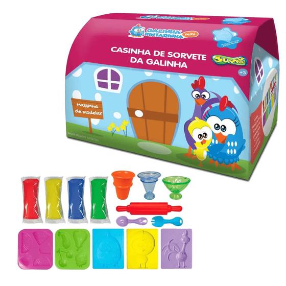Kit De Massinhas Galinha Pintadinha Casinha De Sorvetes - Sunny ...