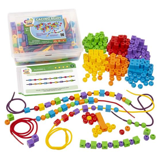 Imagem de Kit de matemática Thames & Kosmos Kids First Lacing Beads de 3 anos ou mais