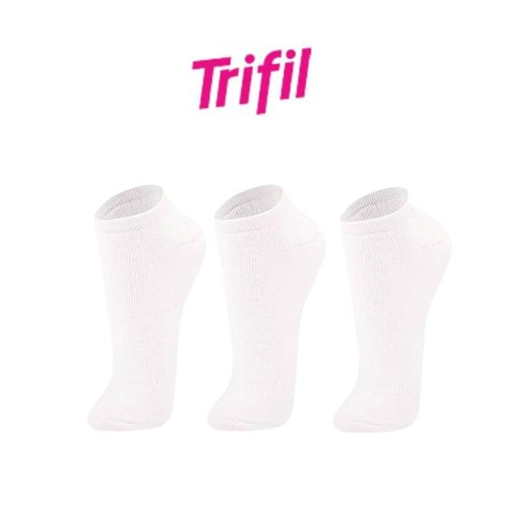 Imagem de Kit De Meia Básica Cano Curto Unissex 3 Pares Trifil