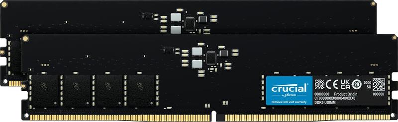 Imagem de Kit de Memória RAM Crucial DDR5 32GB (2x16GB) 5600MHz para Desktop