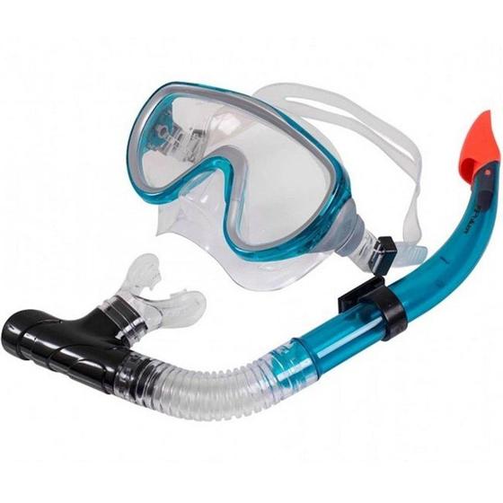 Imagem de Kit De Mergulho Adulto Snorkel E Mascara Poker