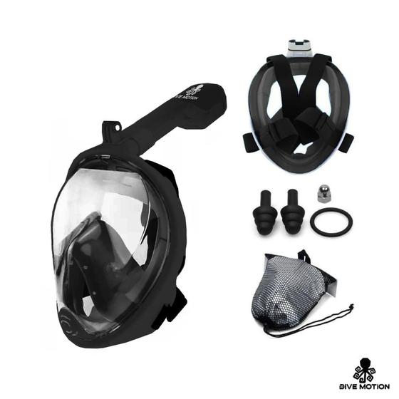 Imagem de Kit De Mergulho Full Face Dry Dive Motion L/XL