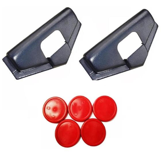 Imagem de Kit de Mesa de Aero Hockey com 5 Discos e 2 Gols - klopf - Cód. 20392040