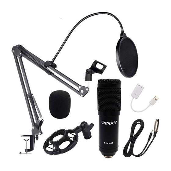 Imagem de Kit de Microfone para Streaming Satellite A-MK05 - Preto