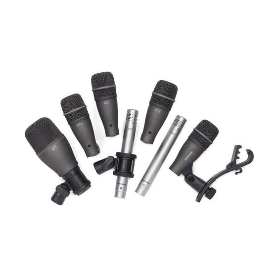 Imagem de Kit De Microfones Para Bateria com 7 peças Samson DK707