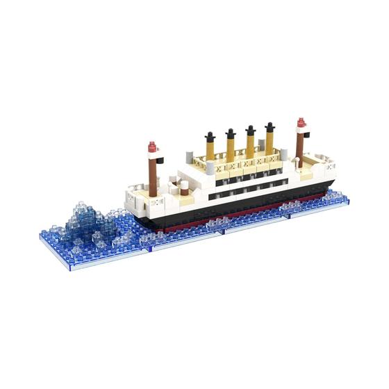 Imagem de Kit de Modelo Titanic Gigante - Blocos de Construção para Montar