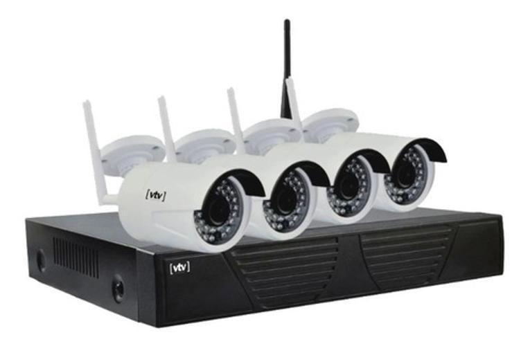 Imagem de Kit De Monitoramento Alta Segurança - 4 Câmeras - Wifi