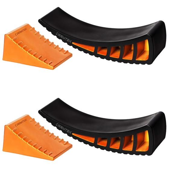 Imagem de Kit de Nivelamento para RV e Camper CARMTEK - 2 Unidades com Calços de Roda
