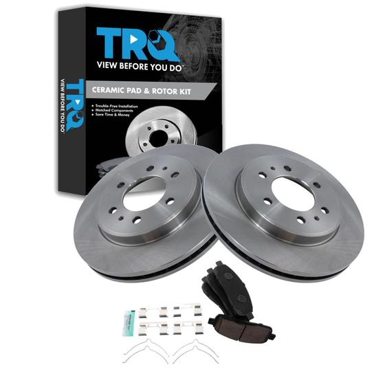 Imagem de Kit de pastilhas de freio e rotor TRQ Ceramic para Ford F-150 2009