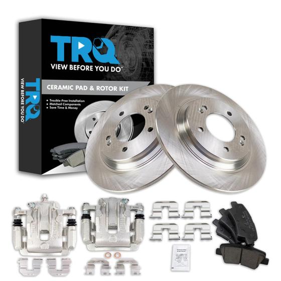 Imagem de Kit de pastilhas de freio e rotor TRQ Ceramic para Kia Optima 2014-2015