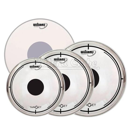 Kit de Peles Williams Target Dot DT2 Clear 10, 12, 14, 14 (caixa) Filme Duplo Transparente e Dot Menor preço em Kit de Peles Williams Target Dot DT2 Clear 10, 12, 14, 14 (caixa) Filme Duplo Transparente e Dot