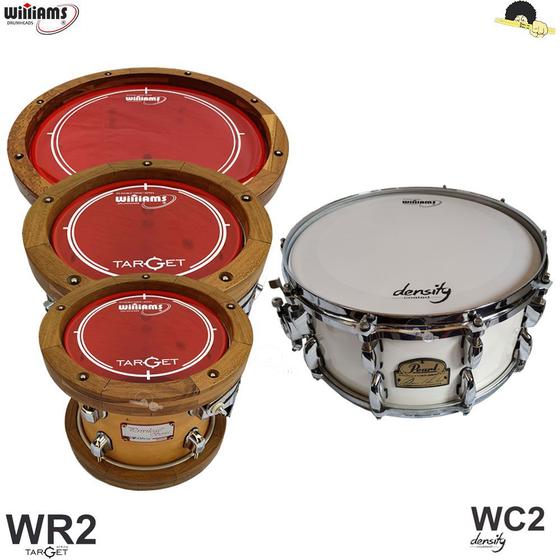 Imagem de Kit de Peles Williams Target - WR2 Duplo filme RED 10/12/14 com Density WC2 14