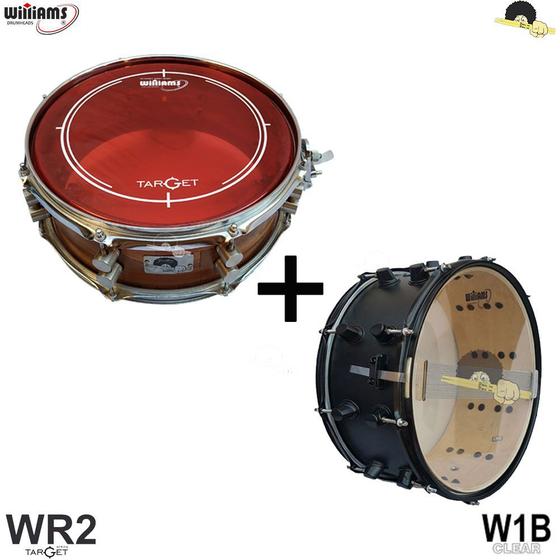 Imagem de Kit de Peles Williams Target - WR2 Duplo filme RED caixa 14 Batedeira e Resposta
