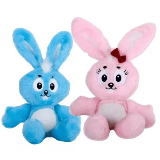 Imagem de Kit de Pelúcias Turma da Mônica Coelhinhos Sansão e Dalila