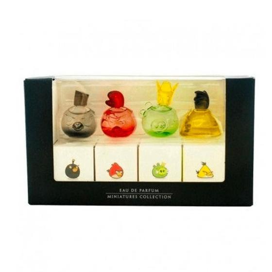 Kit de Perfume Angry Birds (4 perfumes em miniaturas) 5 ml cada Kit
