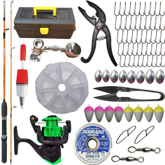 Imagem de Kit de Pesca Completo com Maleta e Acessórios