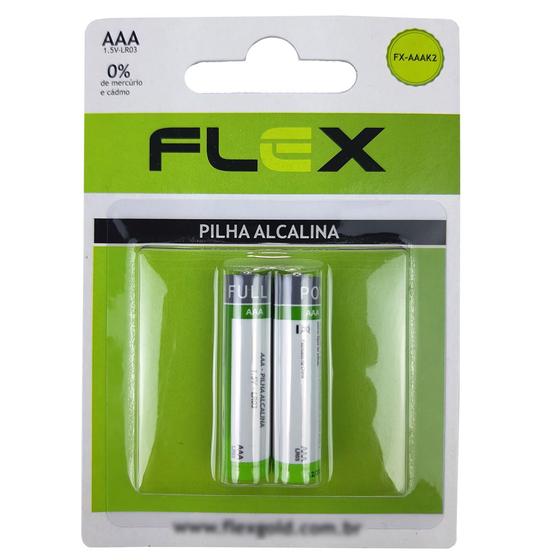 Imagem de Kit de pilhas AAA 12 unidades Flex FX-AAAK2