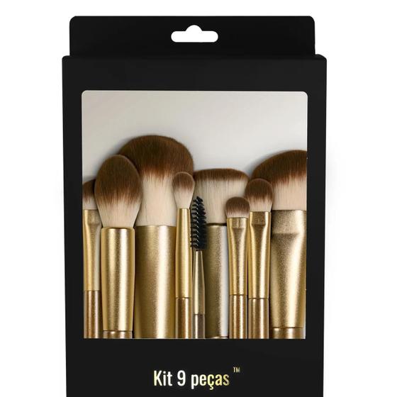 Imagem de Kit De Pincéis - 9 Peças Starting Pro - Daymakeup