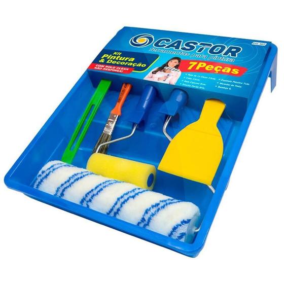 Imagem de Kit de Pintura Anti Respingo com 7 Peças - Castor