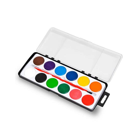 Imagem de Kit de Pintura Aquarela com 12 Cores - Yin's Paper