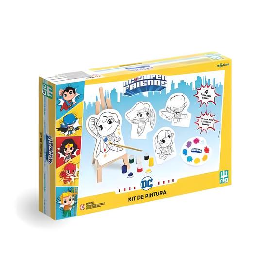 Imagem de Kit de Pintura Infantil Dc Super Friends Nig Brinquedos