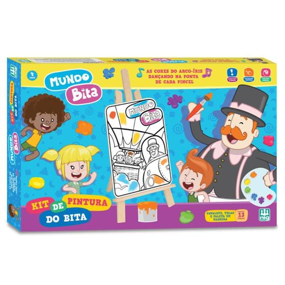 Imagem de Kit de Pintura Infantil Mundo Bita da Nig Brinquedos 0694