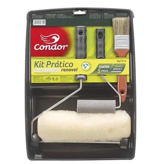 Imagem de Kit De Pintura Prático Renove 5 Peças Condor