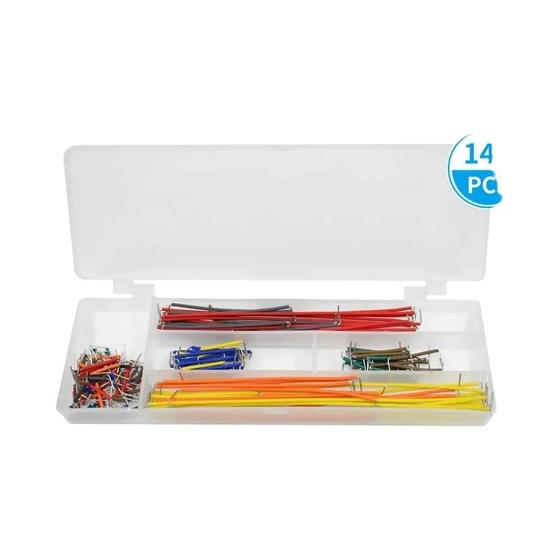 Imagem de Kit de Placa de Circuito para Arduino com 140/350/560/840 Peças - Fio Jumper em U