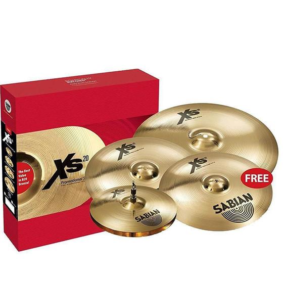 Imagem de Kit de pratos sabian xsr 5005gb  peformace 14/16/18/20