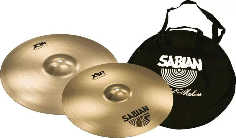 Imagem de Kit de Pratos Sabian XSR 5006B1 Fast Crash 16 18 + Bag Prato