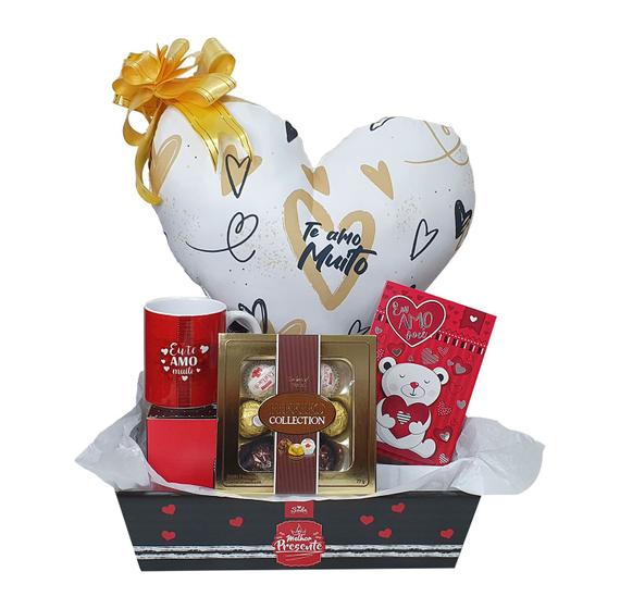 Kit de presente para Namorada Ferrero Rocher Almofada Amor - Sude - Kit de  Presentes - Magazine Luiza