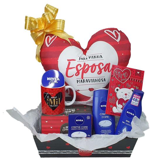 Imagem de Kit De Presentes De Amor- Presente Para Namorada + Kit Nivea