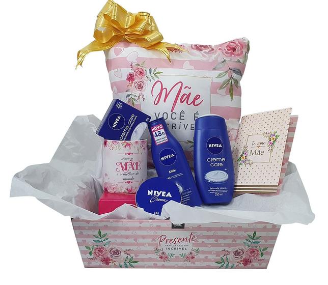 Imagem de Kit De Presentes Mãe - Cesta Presente Para Mãe  + Kit Nivea