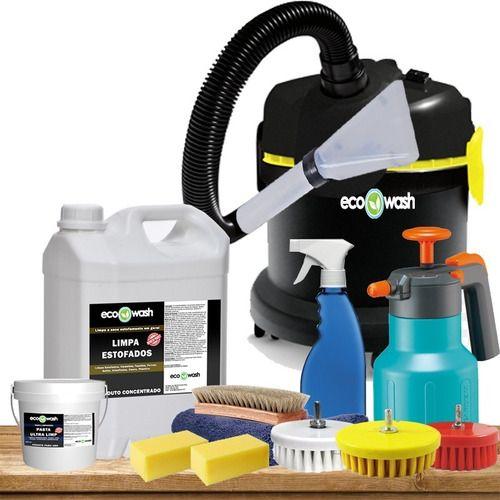 Kit De Produtos Para Lavagem A Seco De Estofados, Lava Sofá! - Eco Wash ...